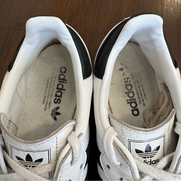 Adidas Samba Shoes Mens Size 10 White Black Gum OG Classic Soccer Sneakers - Picture 7 of 10